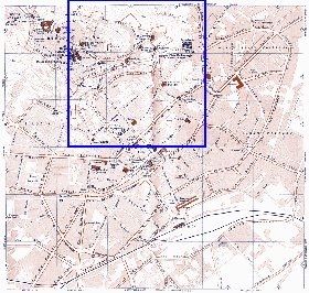 mapa de Bergamo em italiana