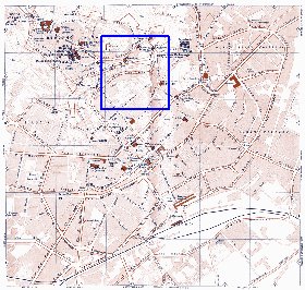 mapa de Bergamo em italiana