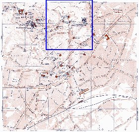 mapa de Bergamo em italiana