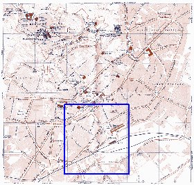 mapa de Bergamo em italiana