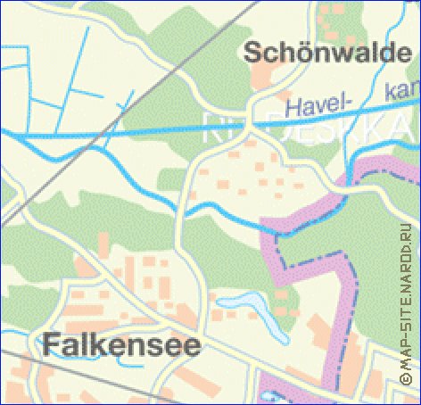 carte de des routes Berlin