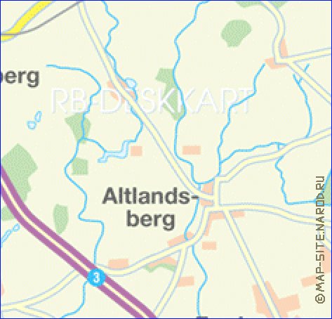 carte de des routes Berlin