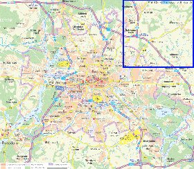 carte de des routes Berlin