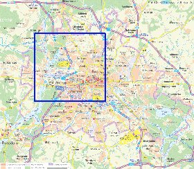 carte de des routes Berlin