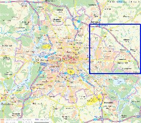 carte de des routes Berlin