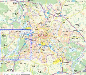 carte de des routes Berlin