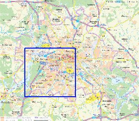 carte de des routes Berlin