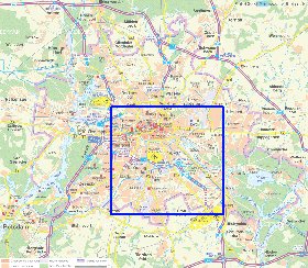 carte de des routes Berlin