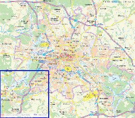 carte de des routes Berlin