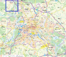 carte de des routes Berlin