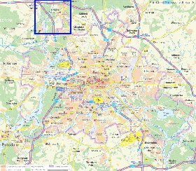 carte de des routes Berlin