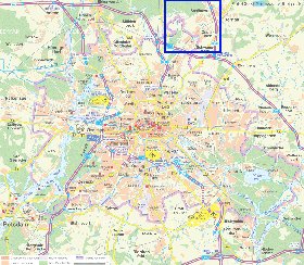 carte de des routes Berlin