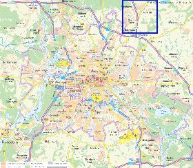 carte de des routes Berlin