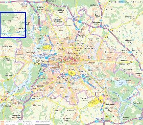 carte de des routes Berlin