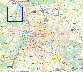 carte de des routes Berlin