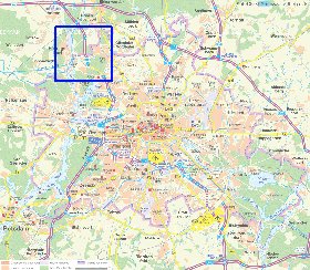 carte de des routes Berlin