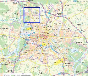 carte de des routes Berlin