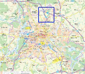 carte de des routes Berlin