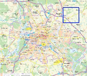 carte de des routes Berlin