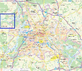 carte de des routes Berlin