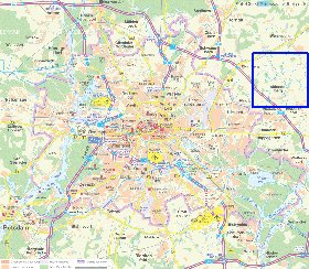 carte de des routes Berlin