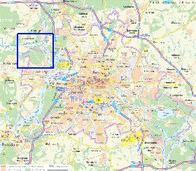 carte de des routes Berlin