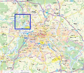 carte de des routes Berlin