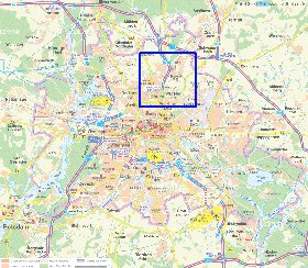 carte de des routes Berlin