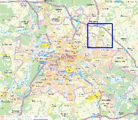 carte de des routes Berlin