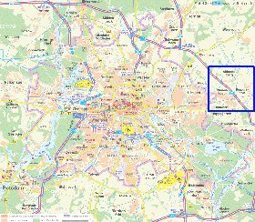 carte de des routes Berlin