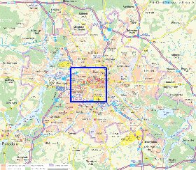 carte de des routes Berlin