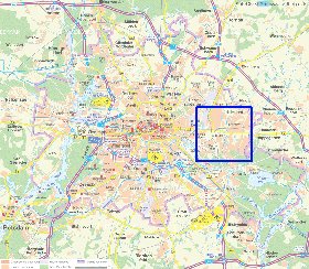 carte de des routes Berlin