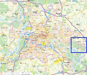 carte de des routes Berlin