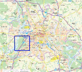 carte de des routes Berlin