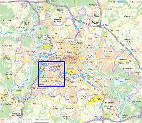 carte de des routes Berlin