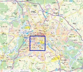 mapa de de estradas Berlim