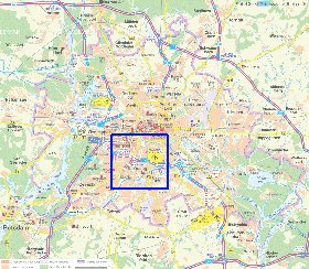 carte de des routes Berlin