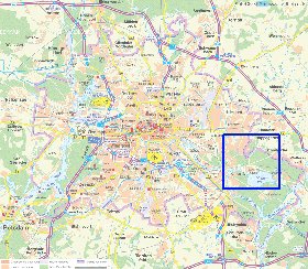 carte de des routes Berlin