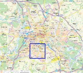 carte de des routes Berlin