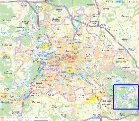 carte de des routes Berlin