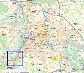 carte de des routes Berlin