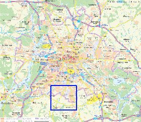 carte de des routes Berlin