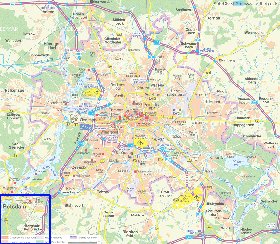 carte de des routes Berlin