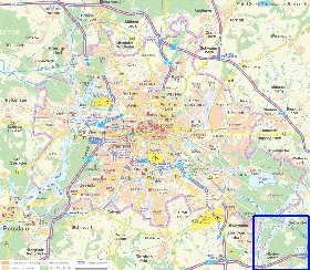 carte de des routes Berlin