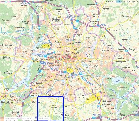 carte de des routes Berlin