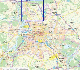 carte de des routes Berlin