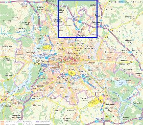 carte de des routes Berlin