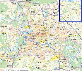 carte de des routes Berlin