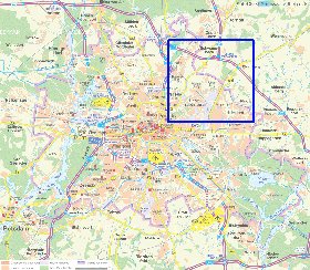 carte de des routes Berlin