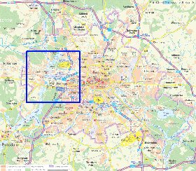 carte de des routes Berlin